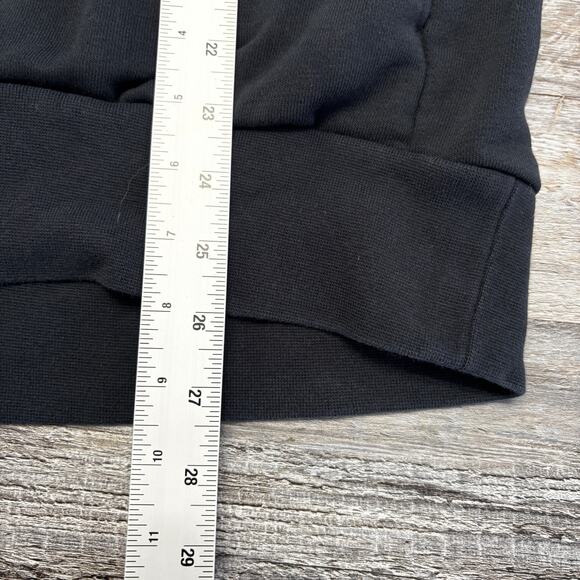 Nike Dri-Fit Black & White Mens L Just Do It Sleeve Spellout Pullover Sweatshirt - Picture 5 of 11